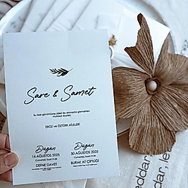 Lorina Mühürlü Davetiye