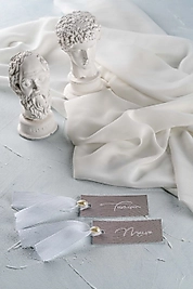 İnci Detaylı Masa İsim Kartı