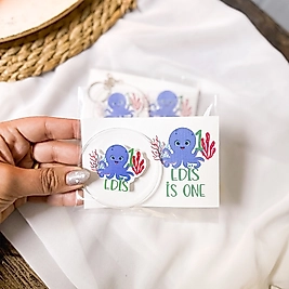 Sevimli Ahtapot Anahtarlık Hediyelik