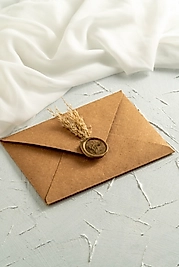 Soli - Kraft Zarflı Davetiye