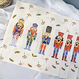 Kurşun Asker Kumaş Peçete 6 Adet