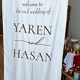 Prava Baskılı Kumaş Pano 3x1 Mt