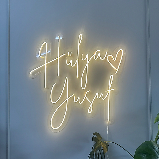 Neon Tabela Duvar Panosu, Duvar Yazısı