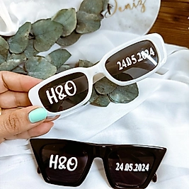 Gözlük Yazısı Folyo Beyaz (Sadece Yazı)