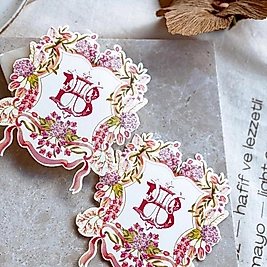 Belissima Masa Kartı Özel Kesim