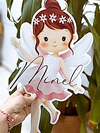 45 cm Peri Kızı Selefonlu Kalın Kart