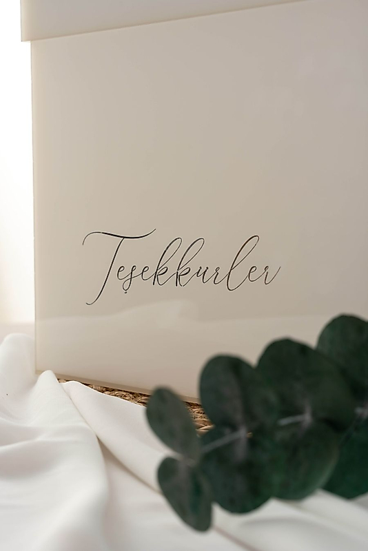 Selva Takı Kutusu Transparan Beyaz Renk