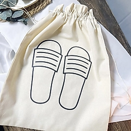 Terlik Baskılı Çok Amaçlı Büzgülü Baskılı Kese