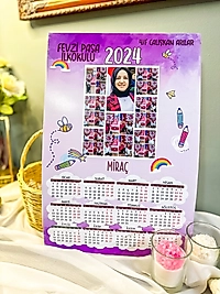 A3 ölçüsünde Kişiye Özel Takvim