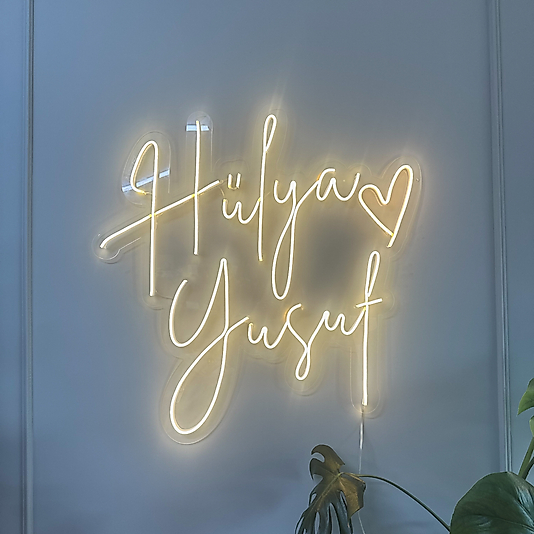 Neon Tabela Duvar Panosu, Duvar Yazısı