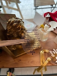 ŞEFFAF STİCKER AYETEL DUALI 4X5 CM