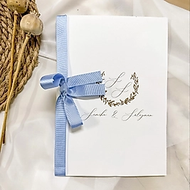 Mavi Kurdeleli Katlamalı Dini Belge