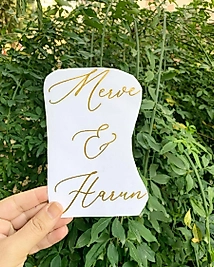 TEPSİ İÇİN FOLYO STİCKER İSİMLER SAĞDAN SOLA 10 CM