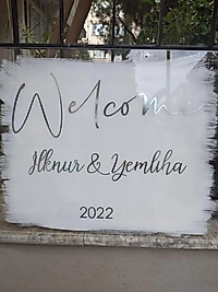 Arkası Beyaz Boyalı Karşılama Panosu 50x70 cm