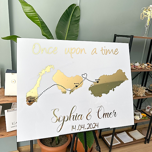 Sophia 70x100 cm Karşılama Panosu
