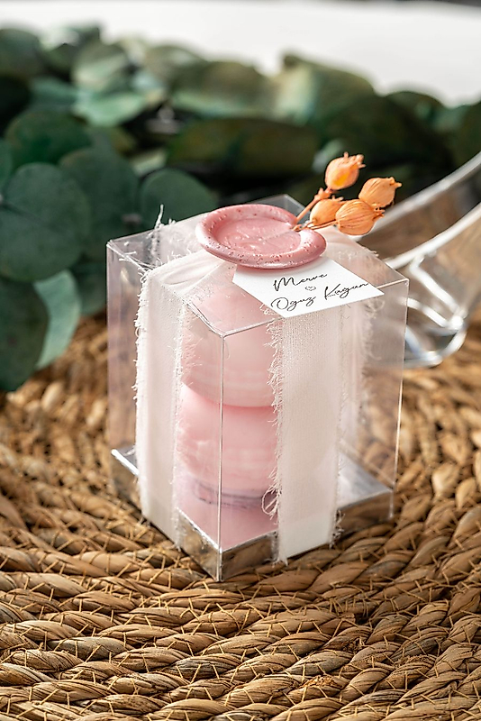 Macaron Mum Kutulu Hediyelik