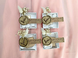 Leda Çikolatalı Badem Şekerli Kutu Hediyelik