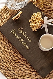 Carina Ahşap Tepsi Seti 2 Li