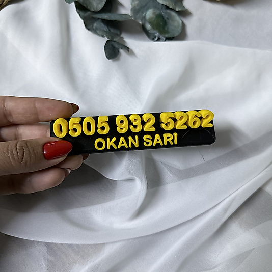 Araba Yazısı 3 Boyutlu