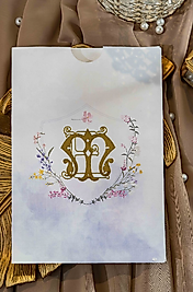 Despina Altın Yaldızlı Davetiye