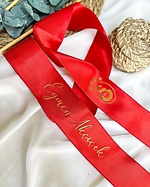 Kırmızı Sünnet Takı Kurdelesi