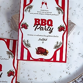 Barbekü Party Kart