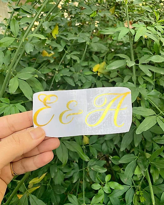 Folyo Sticker Harfler  5 cm