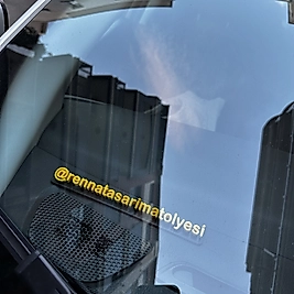 Araba Yazısı 3 Boyutlu Kişiye Özel