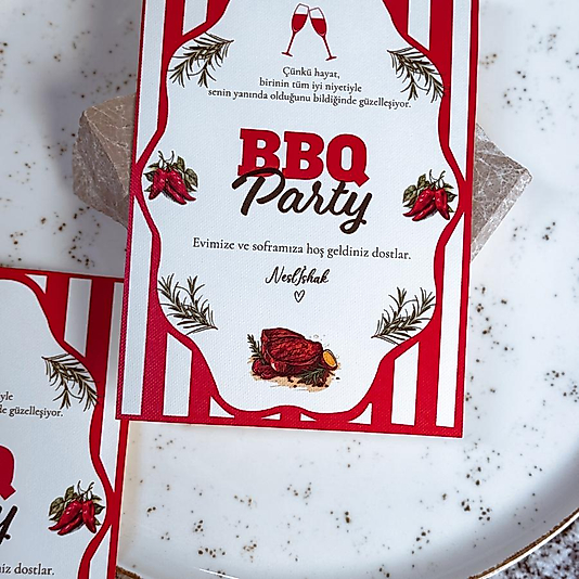 Barbekü Party Kart