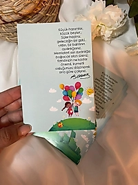 23 Nisan Temalı Hediyelik & Makrome Kartı 10x15 cm