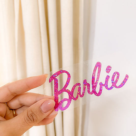Barbie 10 cm Simli Baskı