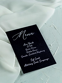 Perla Menü Siyah