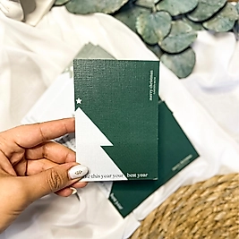 10x15 cm Dokulu Teşekkür Kartı