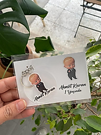 PATRON BEBEK ANAHTARLIK VE KARTLI HEDİYELİK