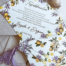 Leila Baskılı Yelpaze Hediyelik