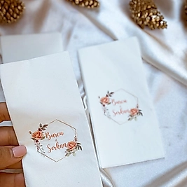 Kiera Baskılı Peçete Kişiye Özel