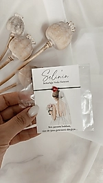 Taşlı Kalp Kartlı Bileklik