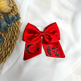 Atatürk Baskılı Kırmızı Toka